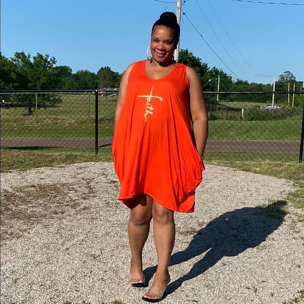 Lexi’s Custom Orange Faith Dress